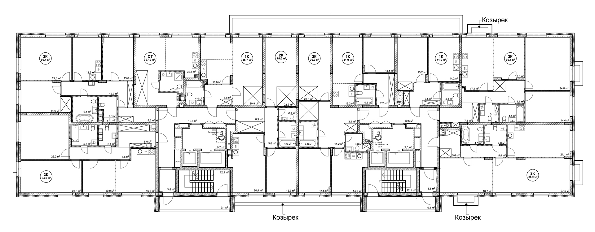 Этаж 2 - Подкова Дом на Цветочной